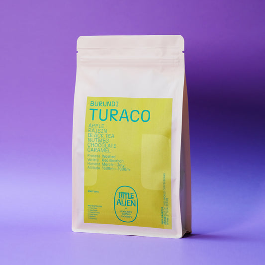 Burundi Turaco — vers gebrande Arabica koffiebonen