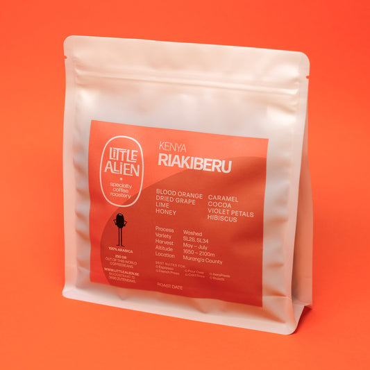 Kenya Riakiberu — vers gebrande Arabica koffiebonen